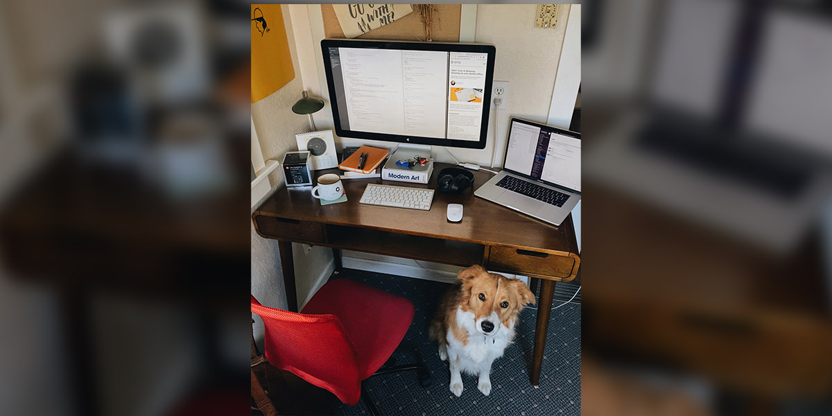Timothy's work from home  station
